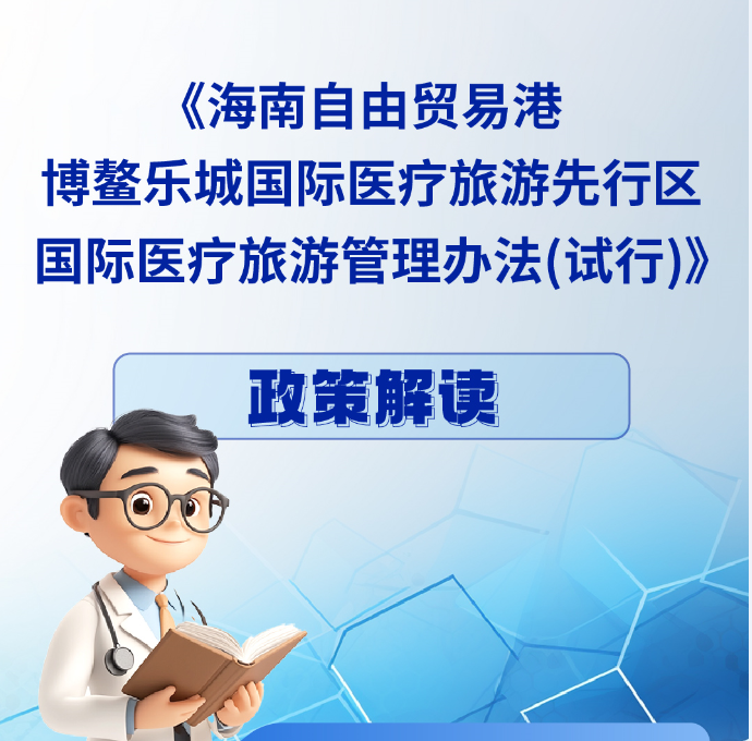 【一图读懂】《《海南自由贸易港博鳌乐城国际医疗旅游先行区国际医疗旅游管理办法（试行）》》