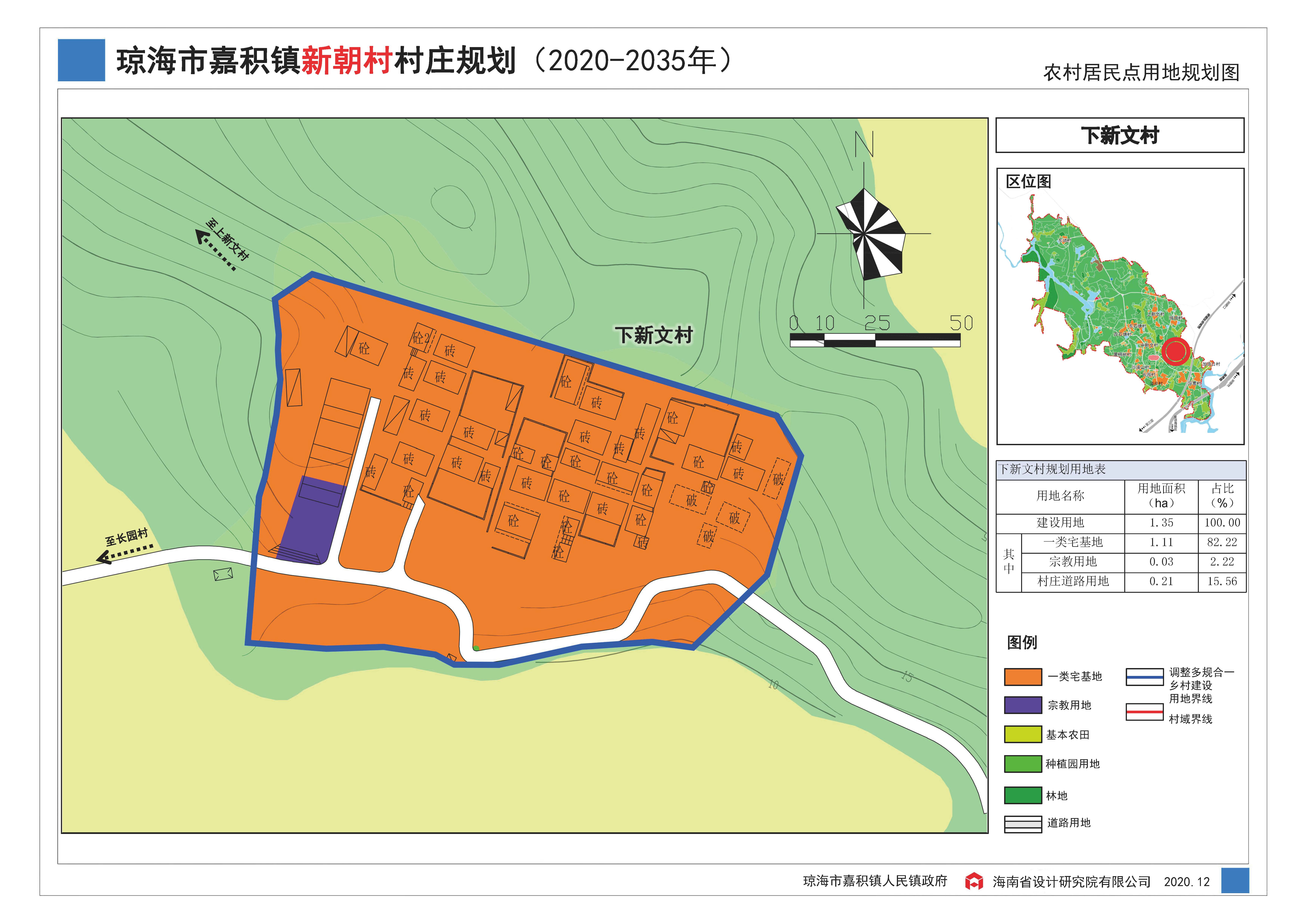 关于新潮行政村村庄规划的批前公示